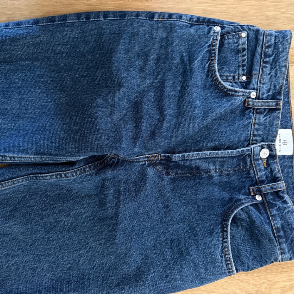 Anine Bing Kate Jean Clean Indigo Size 26 - Picture 5 of 12
